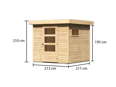 Gartenhaus Bielefeld 1 19 mm naturbelassen Produktbild #9