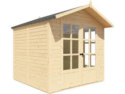 Gartenhaus Charlotte 19 mm natur Produktbild #4