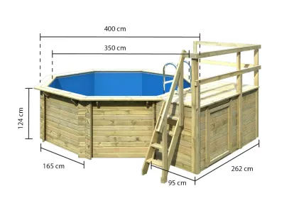 Holzpool 1 Set C naturbelassen Produktbild #5