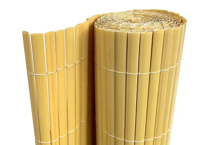 PVC-Sichtschutzzaun - Sichtschutzmatte Braun 500 x 150 cm Produktbild #3