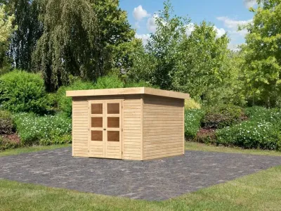 Gartenhaus Askola 6 19 mm naturbelassen Produktbild #1