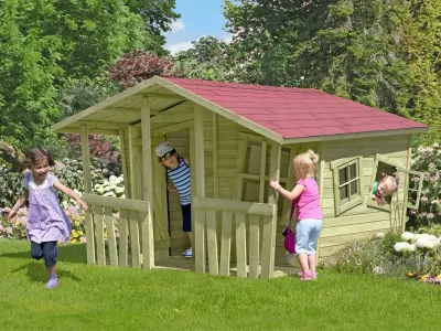 Spielhaus CRAZY Felix kesseldruckimprägniert Produktbild #1