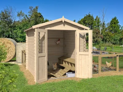 Gartenhaus BBH "Mini 2 D" 28 mm Satteldach Produktbild #2