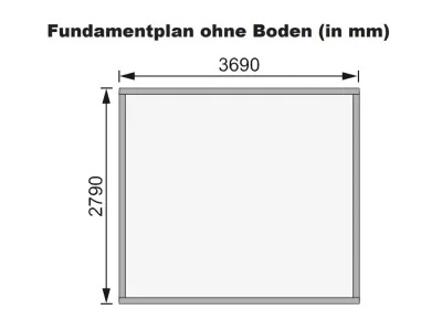 Gartenhaus Blockbohlenhaus Torgau 5 38 mm naturbelassen Produktbild #5