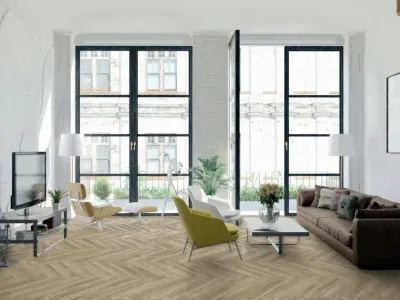 Vinylboden The Floor SPC Herringbone York Eiche P6002 Fischgrät Produktbild #4