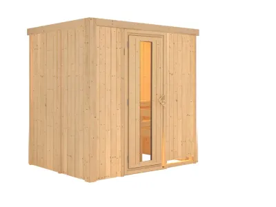 Sauna Systemsauna Fanja Energiespartür Produktbild #7