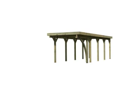 Carport Einzel 3 CLASSIC inkl. Einfahrtsbogen, inkl. 0,5 mm Stahldachplatte Produktbild #5