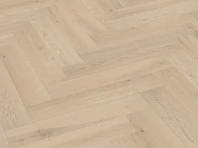 Parkett PS 500 Eiche authentic cremeweiß 9021 Fischgrät Gebürstet Produktbild #1