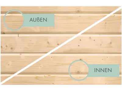 Gartenhaus Olaf 5 naturbelassen Produktbild #7