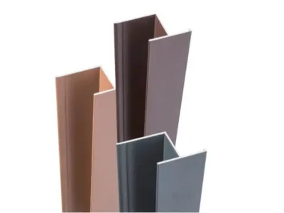 Aluminium-Übergangsprofil Anthrazit für Fassade Produktbild #1