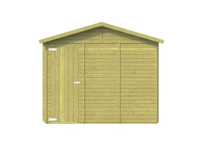 Marktstand - Verkaufsstand Tallinn 4,66 m² 16 mm KDI grün inkl. Boden Produktbild #9