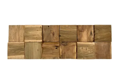 Wandverkleidung Teak Cubic Produktbild #2
