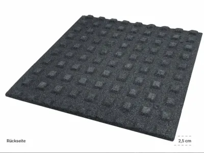 Fallschutzmatte 50x50 cm 25 mm stark Produktbild #3