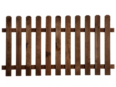 Vorgartenzaun Mustang kesseldruckimprägniert Braun Produktbild #1