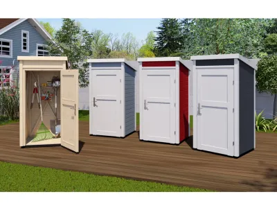 Gerätehaus Blockbohlenhaus 367 21 mm naturbelassen Produktbild #4