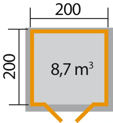 Gartenhaus 209 Gr. 1 Produktbild #2