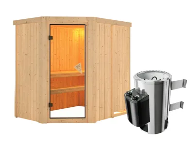Sauna Systemsauna Saja inkl. Plug & Play Saunaofen Steuerung Produktbild #6