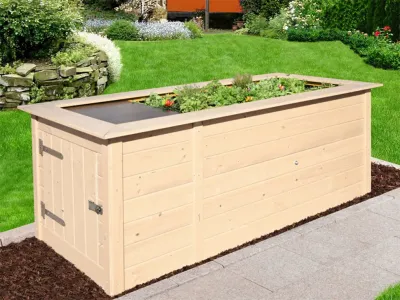 Profi-Hochbeet 669 21 mm naturbelassen Produktbild #1