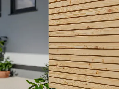Fassade Doppelrhombusprofil Europäische Lärche Produktbild #14