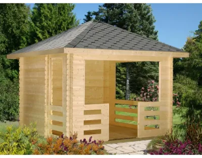 Pavillon Julie 10,5 m² naturbelassen Produktbild #1