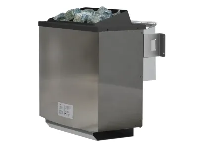 Saunahaus Pelle 38 mm terragrau inkl. Bio-Saunaofen 9 kW Produktbild #5