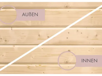 Saunahaus Hytti 2 SET naturbelassen Produktbild #6