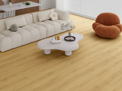 Vinylboden Premium Klickvinyl Eiche Honigbraun Landhausdiele Produktbild #2