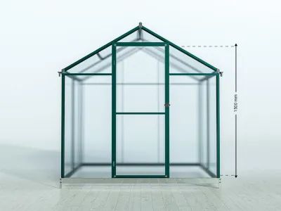Gewächshaus Tomatenhaus Victoria Schwarz Hohlkammerplatte 4 mm Produktbild #10
