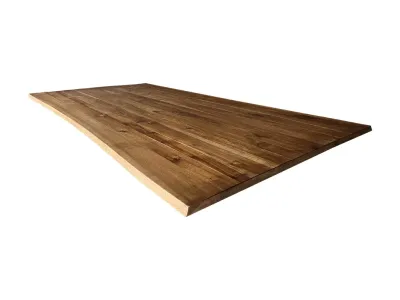 Tischplatte mit Waldkante aus Akazie Produktbild #1