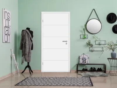 Wohnungseingangstür Mala 10 Weiß RAL 9003 Produktbild #5