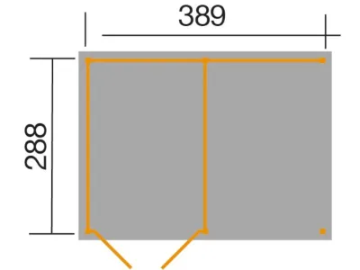 Gerätehaus Lagerhaus 607 Variante 2 KDI Produktbild #3