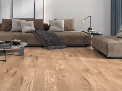 Massivholzdiele Eiche RM glatt naturbelassen Produktbild #6