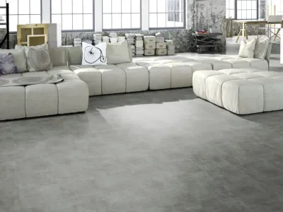 Korkboden Naturboden DESIGNTrend Concrete Cool Steinoptik Fliese Produktbild #2