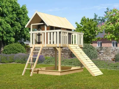 Stelzenhaus Fidel SET terragrau Produktbild #1