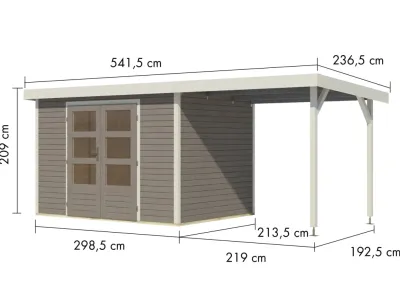 Gartenhaus Jupiter 4 19 mm Produktbild #5