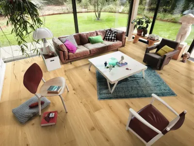 Parkett PD 400 Eiche authentic 9011 Landhausdiele Gebürstet Produktbild #3