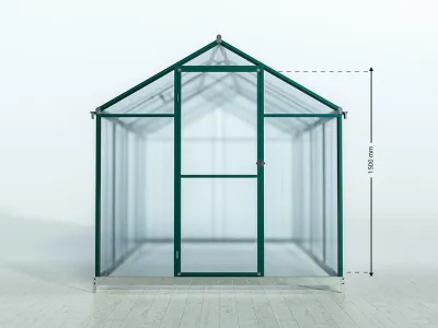 Gewächshaus Tomatenhaus Royal Schwarz Hohlkammerplatte 4 mm Produktbild #10