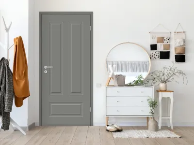 Wohnungseingangstür Cala 03-Q Lack Lavagrau RAL 7037 Produktbild #2