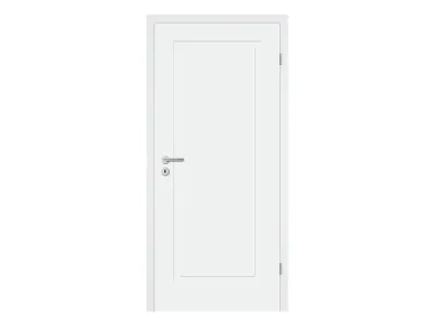 Zimmertür Cala 01 Weißlack RAL 9003 Designkante Produktbild #1