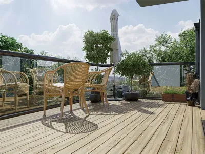 Terrassendiele Kiefer Produktbild #1