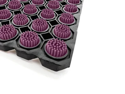 Bürsteneinsätze für Ringgummimatte-Schwerlast 23 mm Produktbild #5