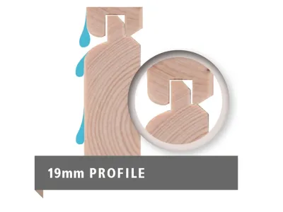 Gartenhaus Stockach 4 19 mm naturbelassen Produktbild #6