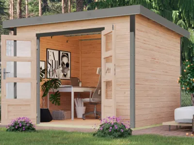 Gartenhaus Pluto 6 28 mm Produktbild #1