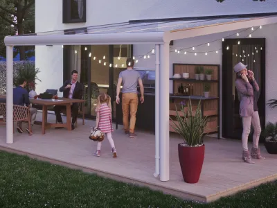 Terrassenüberdachung Genua Aluminium Produktbild #1