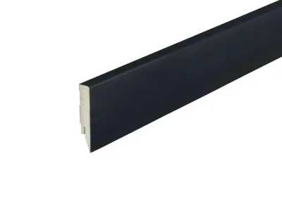 Sockelleiste Topline MDF-Kern Schwarz Matt Dekor Produktbild #1