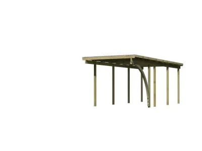 Carport Einzelcarport 2 ECO inkl. 1 Einfahrtsbogen Produktbild #3