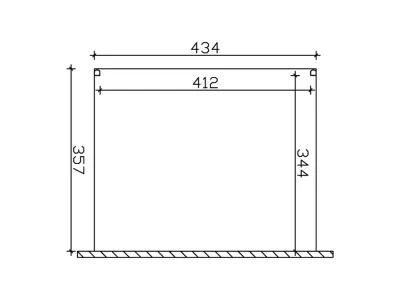 Terrassenüberdachung Genua Aluminium Produktbild #4