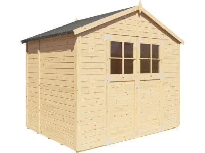 Gartenhaus Osterfeld 3 19 mm natur Produktbild #2