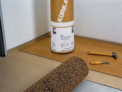 Dämmunterlage Korkschrot, 15 m² Rolle Produktbild #1
