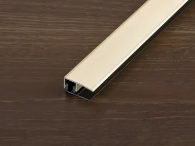 Abschlussprofil PROVARIOclip Universal Aluminium eloxiert Champagne Produktbild #1